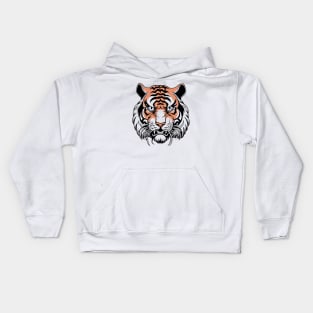 Tiger Head - Bengal Kids Hoodie